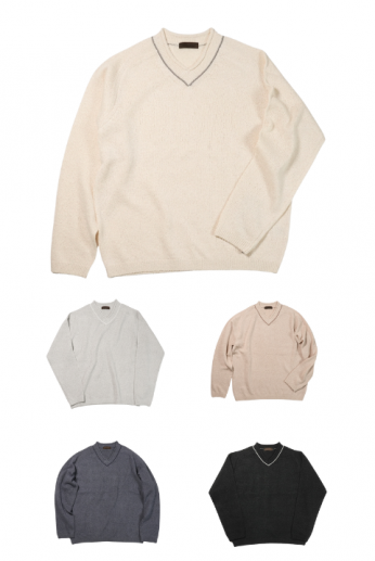 <img class='new_mark_img1' src='https://img.shop-pro.jp/img/new/icons13.gif' style='border:none;display:inline;margin:0px;padding:0px;width:auto;' />Rinascenteʥʥơ Paper boucle Vneck knit
