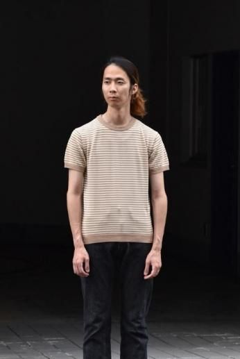 <img class='new_mark_img1' src='https://img.shop-pro.jp/img/new/icons13.gif' style='border:none;display:inline;margin:0px;padding:0px;width:auto;' />MOONCASTLEʥࡼ󥭥å ICE COTTON BORDER SHORT CREWNECK ⥫/١