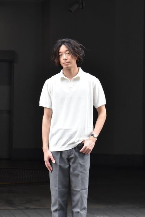 MOONCASTLE（ムーンキャッスル） ICE COTTON SKIPPER POLO NECK