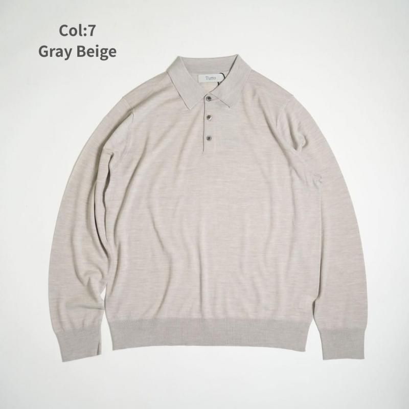 さかろ チョ・スンウ Tutto（トゥット） Collar stand Polo - ZABOU