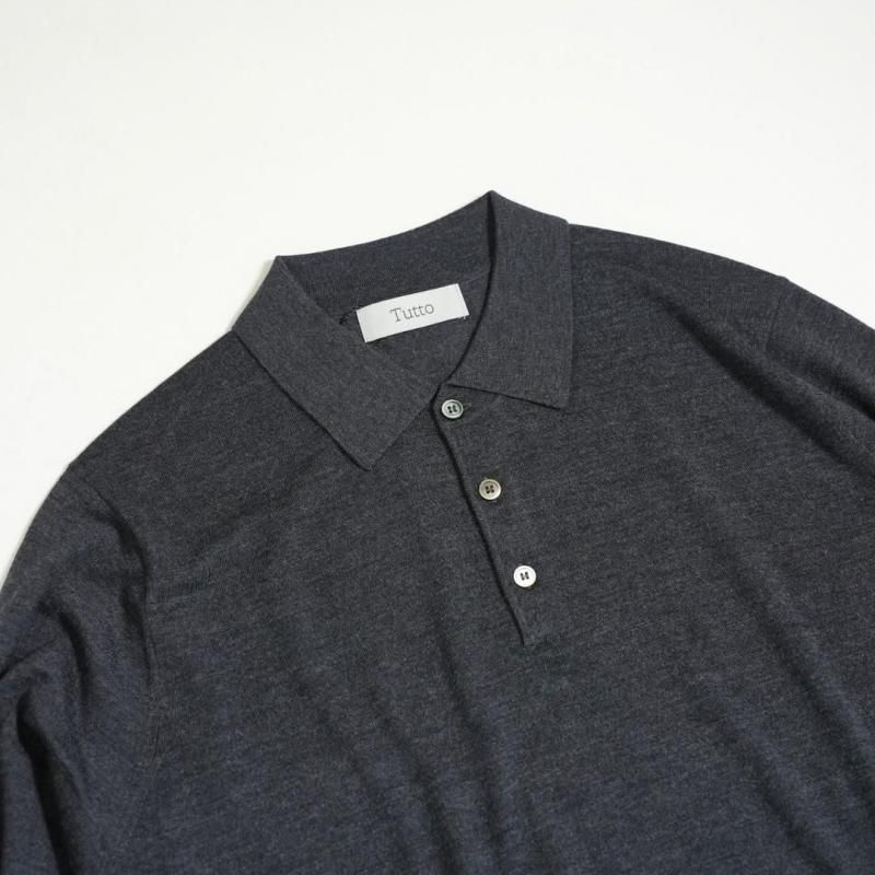 こぽ Tutto（トゥット） Collar stand Polo - ZABOU