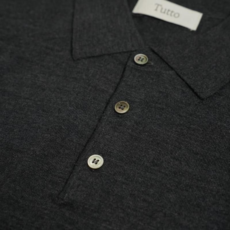 Tutto（トゥット） Collar stand Polo - ZABOU