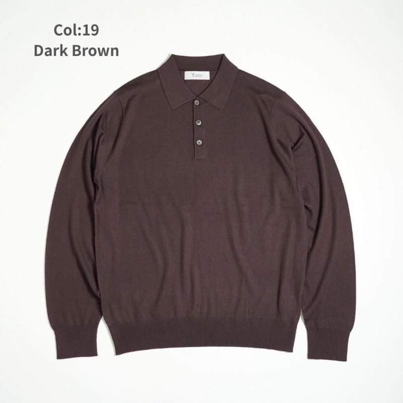 こぽ Tutto（トゥット） Collar stand Polo - ZABOU