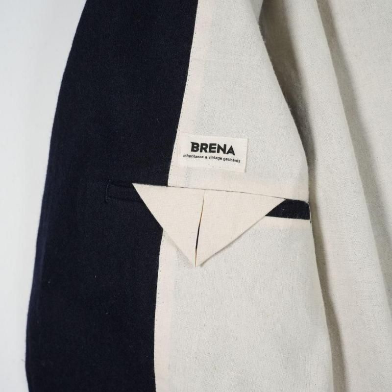 BRENA（ブレナ） ROUND JACKET ミドルフランネル - ZABOU