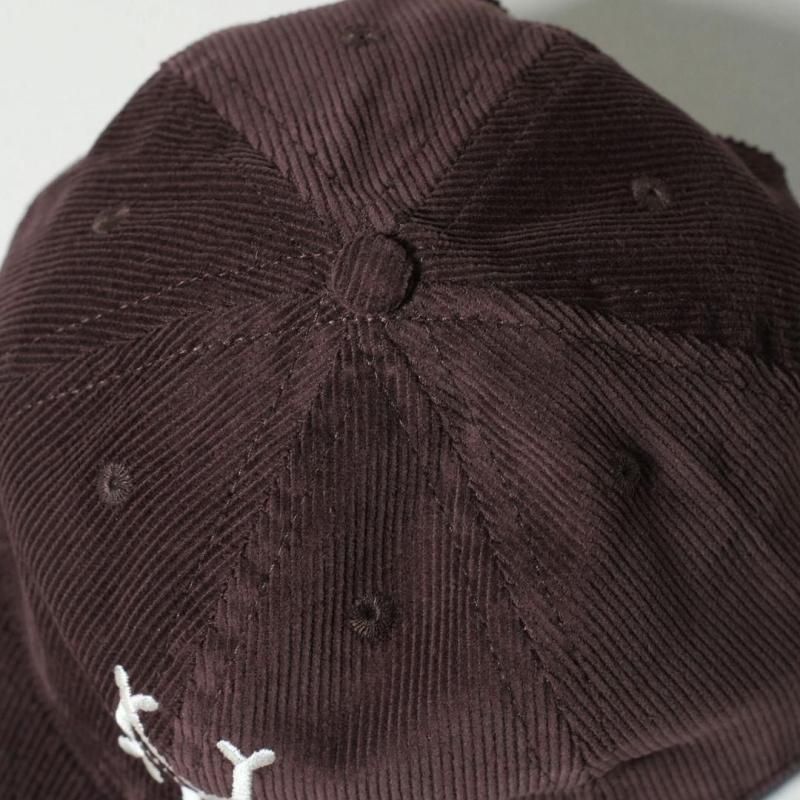 COOPERS TOWN(クーパーズタウン) Corduroy Soft Visor LogoCap COOPERS TOWN(クーパーズタウン) Corduroy Soft Visor LogoCap