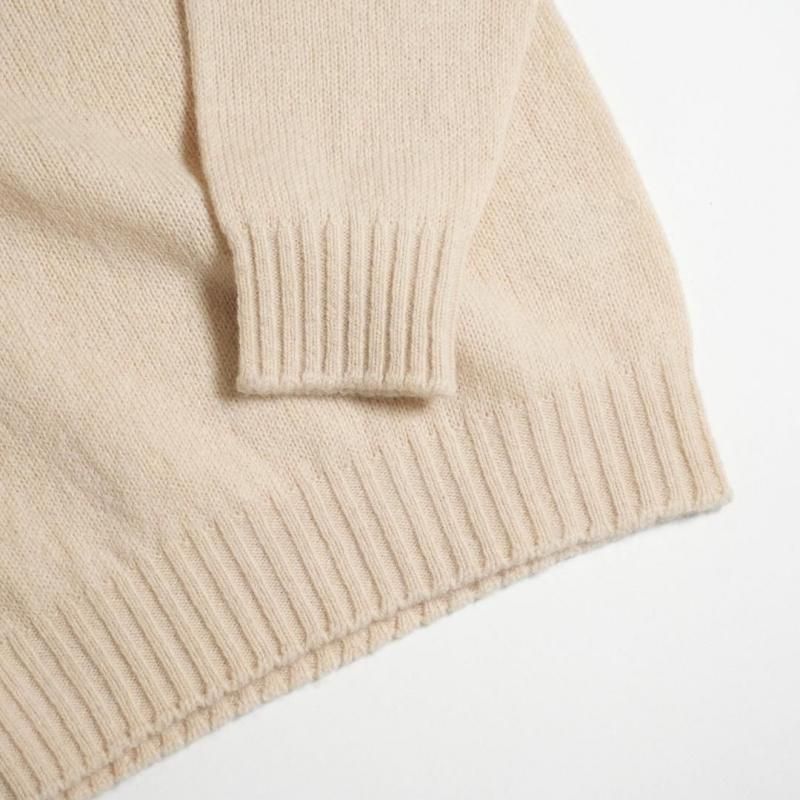 最終値下げ　ウール シェブロン ベレー Rinascente（リナシェンテ）シェットランドセーター 