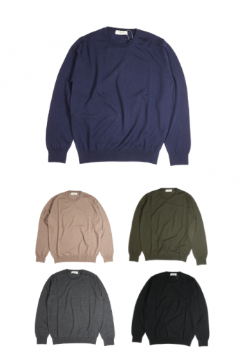 MOONCASTLEʥࡼ󥭥å 12G L/W MERINO WOOL CREWNECK