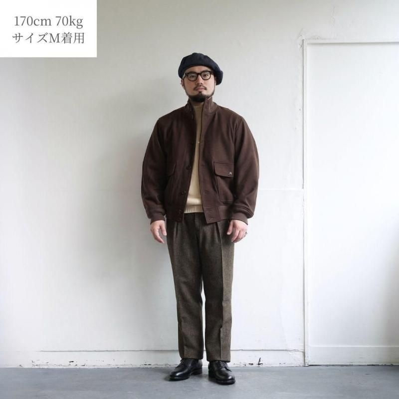 【マツパン】A VONTADE アボンタージ　メルトンジャケット A VONTADE（アボンタージ）Melton Driving Jacket - ZABOU