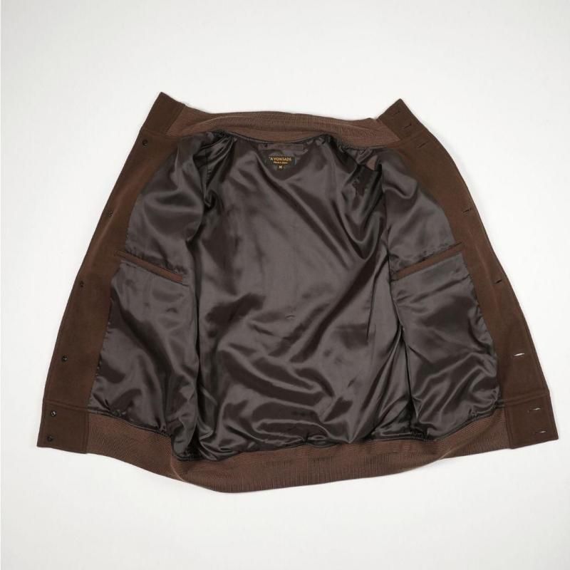【マツパン】A VONTADE アボンタージ　メルトンジャケット A VONTADE（アボンタージ）Melton Driving Jacket - ZABOU