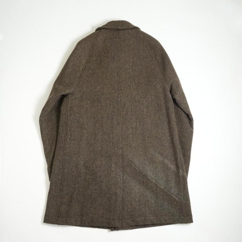 WORKERS（ワーカーズ）Bal Collar Coat Ichinomiya Tweed - ZABOU