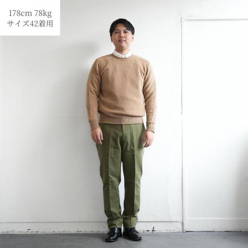 JAMIESON'S（ジャミーソンズ） L/S CREW PULLOVER - ZABOU