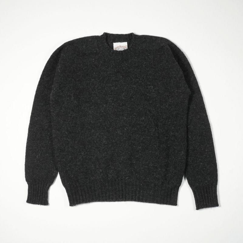 【美品】Jamieson's ニットセーター　サイズ42 JAMIESON'S（ジャミーソンズ） L/S CREW PULLOVER - ZABOU