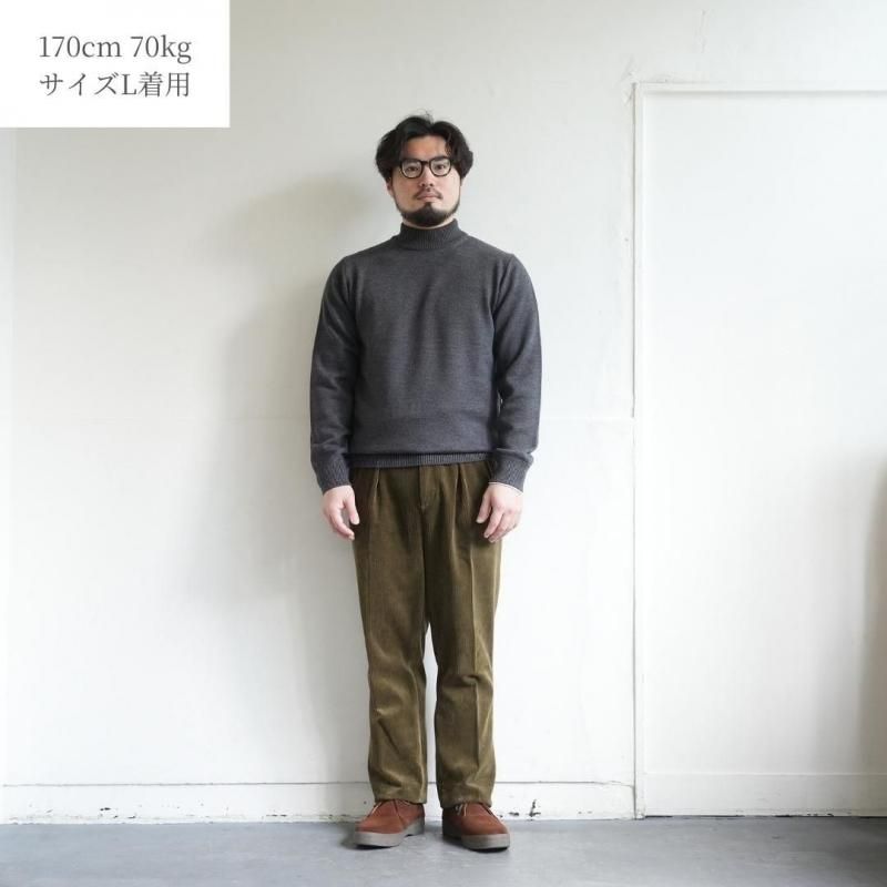 MOONCASTLE（ムーンキャッスル） H/W MERINO MOCKNECK - ZABOU