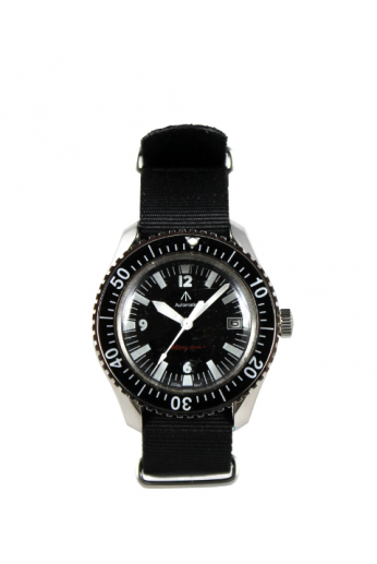 Naval WatchʥʥХ å MILITARY WATCH  MIL.-05 A SV/BK Automatic ROYAL Military Diver TYPE