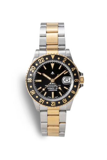 <img class='new_mark_img1' src='https://img.shop-pro.jp/img/new/icons13.gif' style='border:none;display:inline;margin:0px;padding:0px;width:auto;' />Naval WatchʥʥХ åProduced By LOWERCASE FRXD008 GMT Mechanical S/S 3 links Metal band