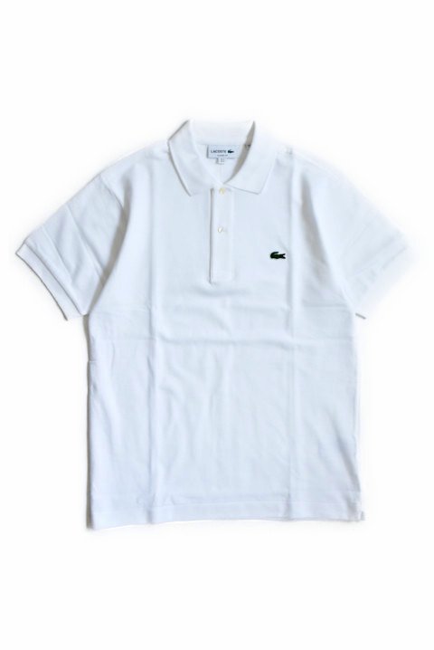 Lacoste ラコステ 半袖ポロシャツ ホワイト セレクトショップzabouの通販 ウェブショップ