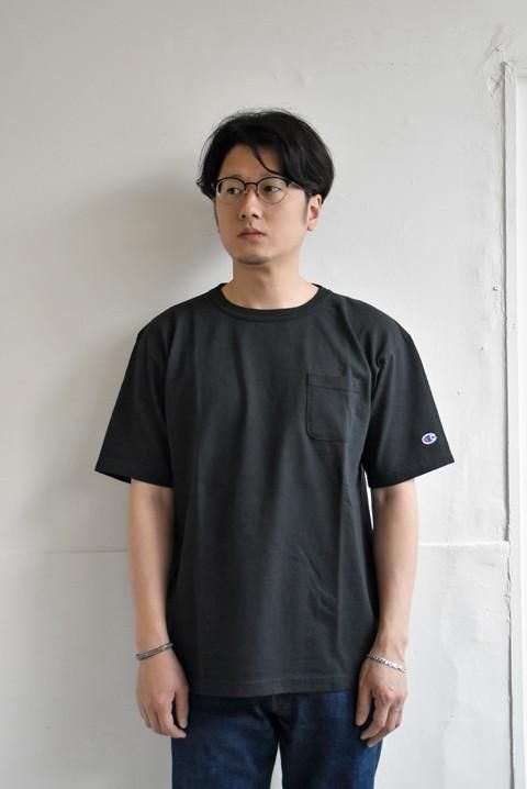 Champion チャンピオン T1011 ポケット付きtシャツ ブラック セレクトショップzabouの通販 ウェブショップ