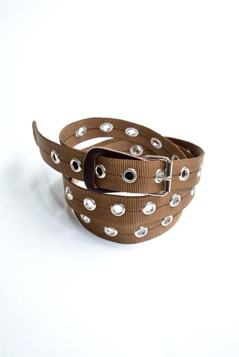 N.O.UN（ナウン） BELT NYLON ブラウン | セレクトショップZABOU