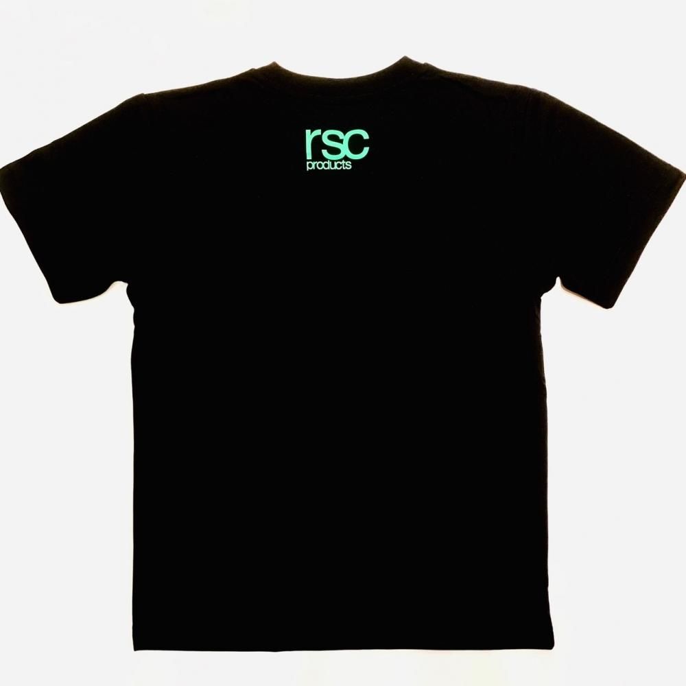 Line Logo Neon Dry T Shirt Black Line ロゴ ネオン ドライ Tシャツ 黒 Rscproducts Official Online Store