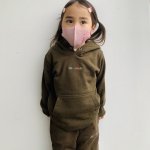[KIDS] Colorful embroidered pullover hoodie /[KIDS]子供用 カラフル刺繍プルオーバーパーカー