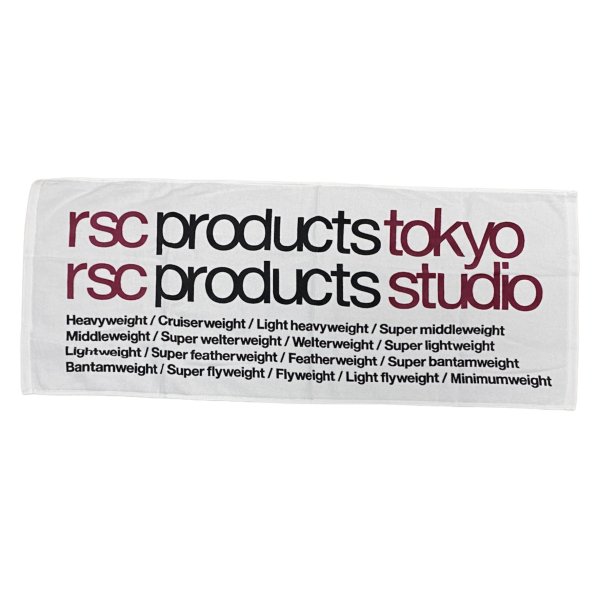 rscproducts Tokyo フェイスタオル - rscproducts OFFICIAL ONLINE STORE