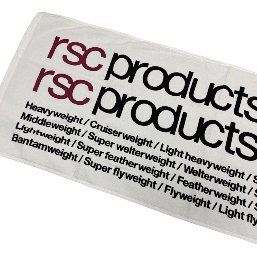 rscproducts Tokyo フェイスタオル - rscproducts OFFICIAL ONLINE STORE