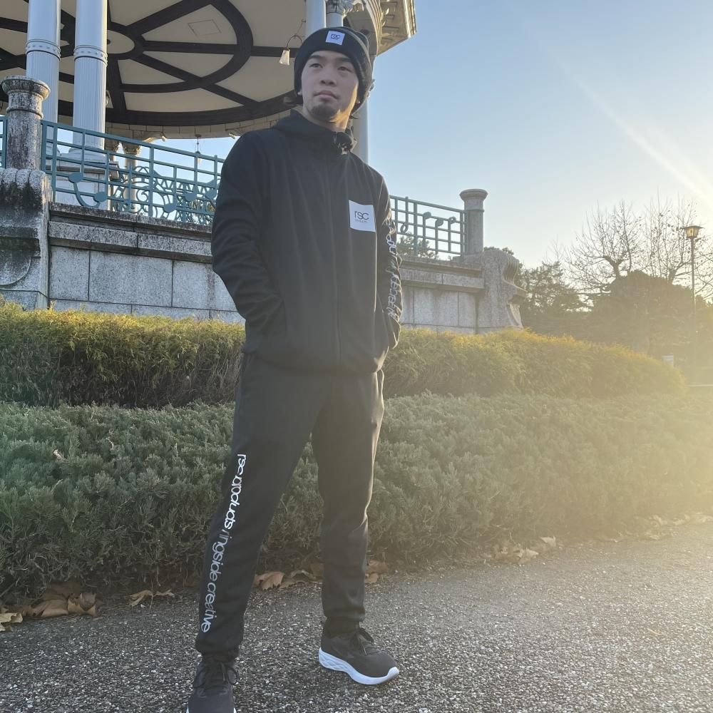 BOXロゴドライスウェットジップパーカー - rscproducts OFFICIAL