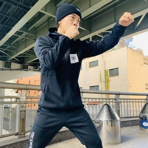 BOXロゴドライスウェットジップパーカー - rscproducts OFFICIAL