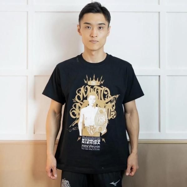 6/10(火)23:59限定価格】中谷潤人×西田凌佑 統一戦TシャツL