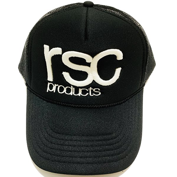 3d刺繍 Logo メッシュキャップ 黒 Rscproducts Official Online Store