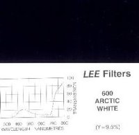 ＬＥＥ（リー）エフェクトフィルター６００（アークティック・ホワイト） - 撮影用消耗品のオールウェイズ・ショップ