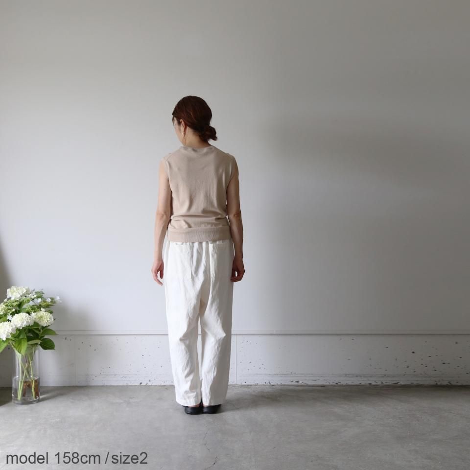 an2342 ホワイトデニムボールパンツ - atelier an one - 糸島の an2342 ホワイトデニムボールパンツ - atelier an one - 糸島の