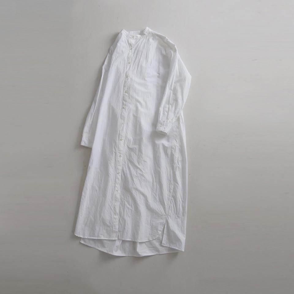 an2422 ノーカラーシャツワンピース - atelier an one - 糸島の