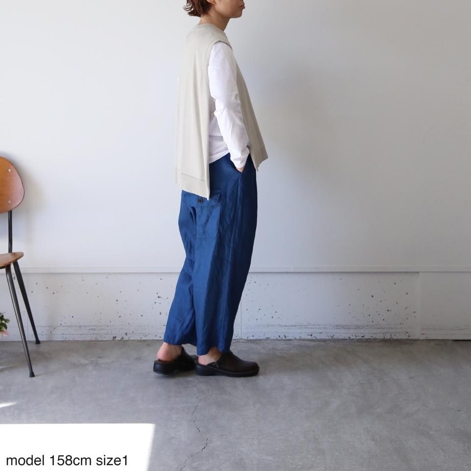 an2418 リネンカーゴボールパンツ - atelier an one - 糸島のアトリエから、しあわせな日常着を。