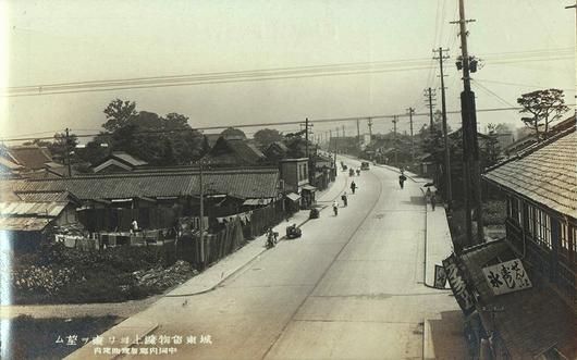 府県道大阪枚岡線改修工事竣功記念絵葉書