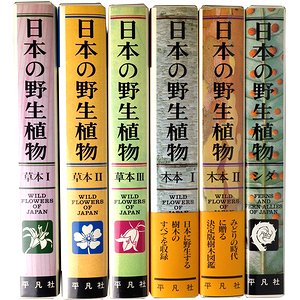 日本の野生植物 全6冊揃（草本3冊＋大本2冊＋シダ1冊）