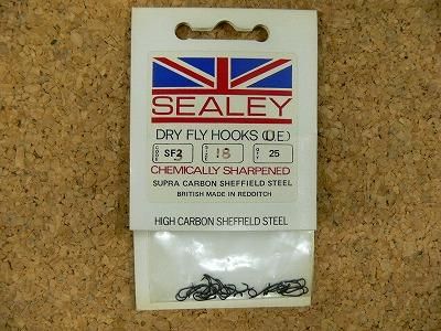 Sealey シーリー Dry Fly Hooks Down Eye ドライフライフック ダウンアイ Sf3 18 25本入り 釣り具の松屋ネットショップ ルアー通販 バス釣り トラウトフィッシング 渓流ベイト ロッド リール ワーム フライフィッシング