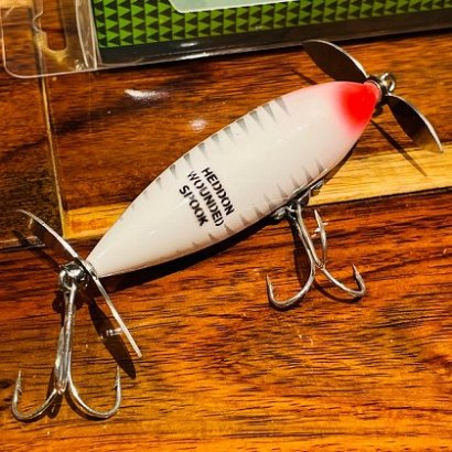 HEDDON WOUNDED SPOOK L　美品箱付き