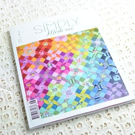 洋雑誌 Simply Moderne シンプリーモダン 英語版 No16 パッチワークキルトと生地 キット 副資材のお店 Quilt Qufu