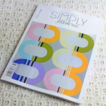 洋雑誌 Simply Moderne シンプリーモダン 英語版 No23 パッチワークキルトと生地 キット 副資材のお店 Quilt Qufu