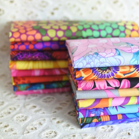 Kaffe Fassett（ケイフファセット） カットクロスセット - パッチワークキルトと生地、キット、副資材のお店　Quilt Qufu