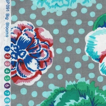 Kaffe Fassett （ケイフファセット）ビッグブルームス グレー(20