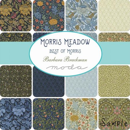 moda チャームパック Morris Meadow（モリスメドー） - パッチワークキルトと生地、キット、副資材のお店　Quilt Qufu