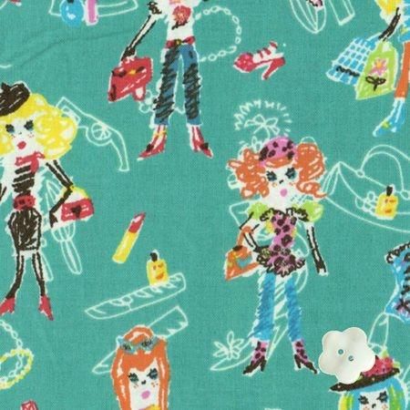 Kei Fabric ケイファブリック おしゃれガールズ ターコイズ 55 25 パッチワークキルトと生地 キット 副資材のお店 Quilt Qufu Kei Fabric ケイファブリック おしゃれガールズ ターコイズ 55 25 パッチワークキルトと生地 キット 副資材のお店 Quilt Qufu