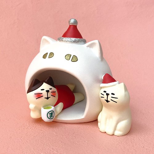 concombre コンコンブル かまくら猫ちぐら /ねこねこクリスマス/デコレ