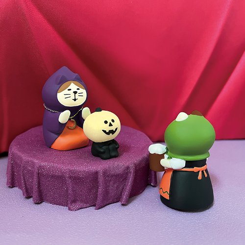 concombre コンコンブル ひかりかぼちゃ ハロウィンフェス ミニチュア