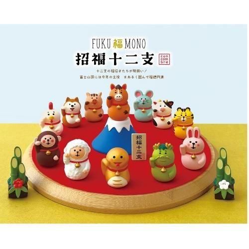 concombre コンコンブル 招福十二支セット