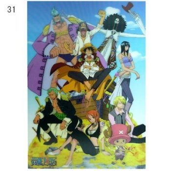 60 オフ ワンピース ３ｄポスター 麦わらの一味 One Piece フィッシングキャット 手芸材料 雑貨 キャラグッズ通販