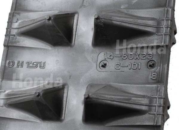 除雪機 クローラー 14-60×23 キャタピラ - K-net honda ホンダライディングギア