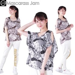 ＭＪ☆パッチワークチェック柄肩開きドルマンＴ<img class='new_mark_img2' src='https://img.shop-pro.jp/img/new/icons5.gif' style='border:none;display:inline;margin:0px;padding:0px;width:auto;' />